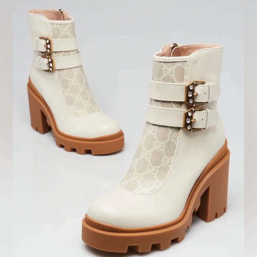 Gucci combat boots